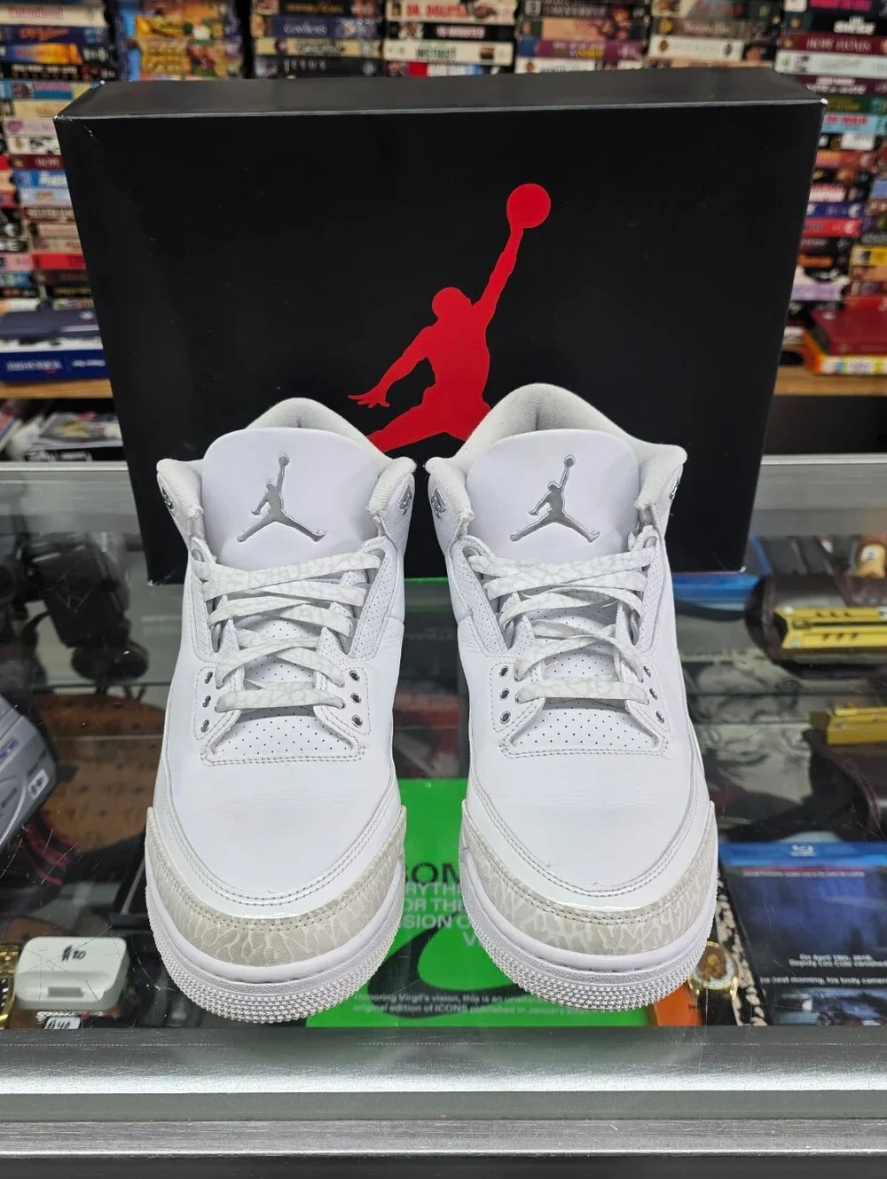 Nike Air Jordan 3 Retro 2025 Pure Money White/Metallic Silver CT8532-111 Size 11